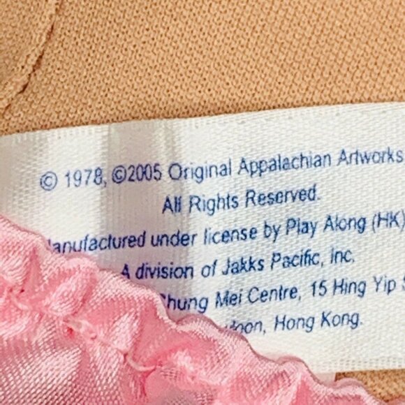 Cabbage Patch Doll Blonde Blue Eyes 2005 Play Along Velvet Dress 14 in - Picture 6 of 12